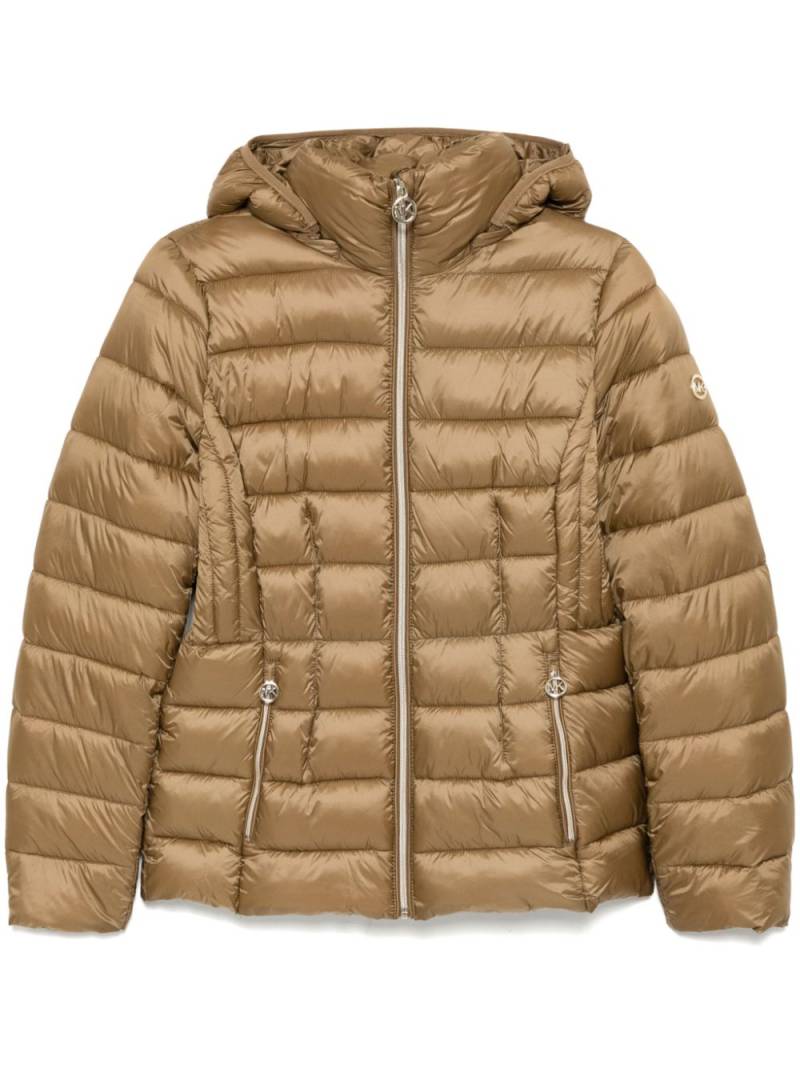 Michael Michael Kors hooded packable jacket - Brown von Michael Michael Kors