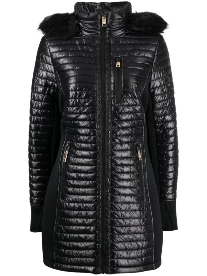 Michael Michael Kors hooded padded coat - Black von Michael Michael Kors