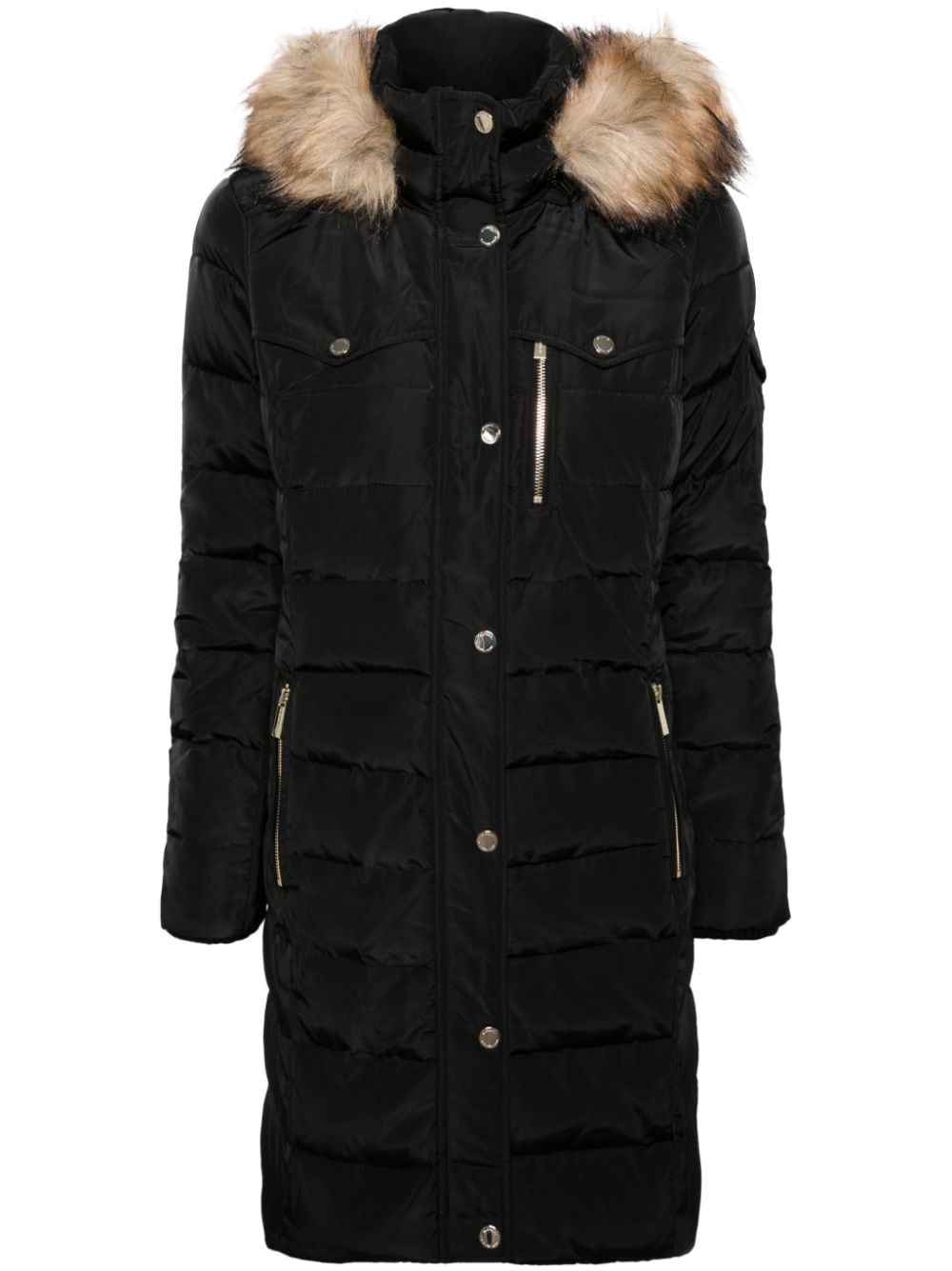 Michael Michael Kors hooded puffer coat - Black von Michael Michael Kors