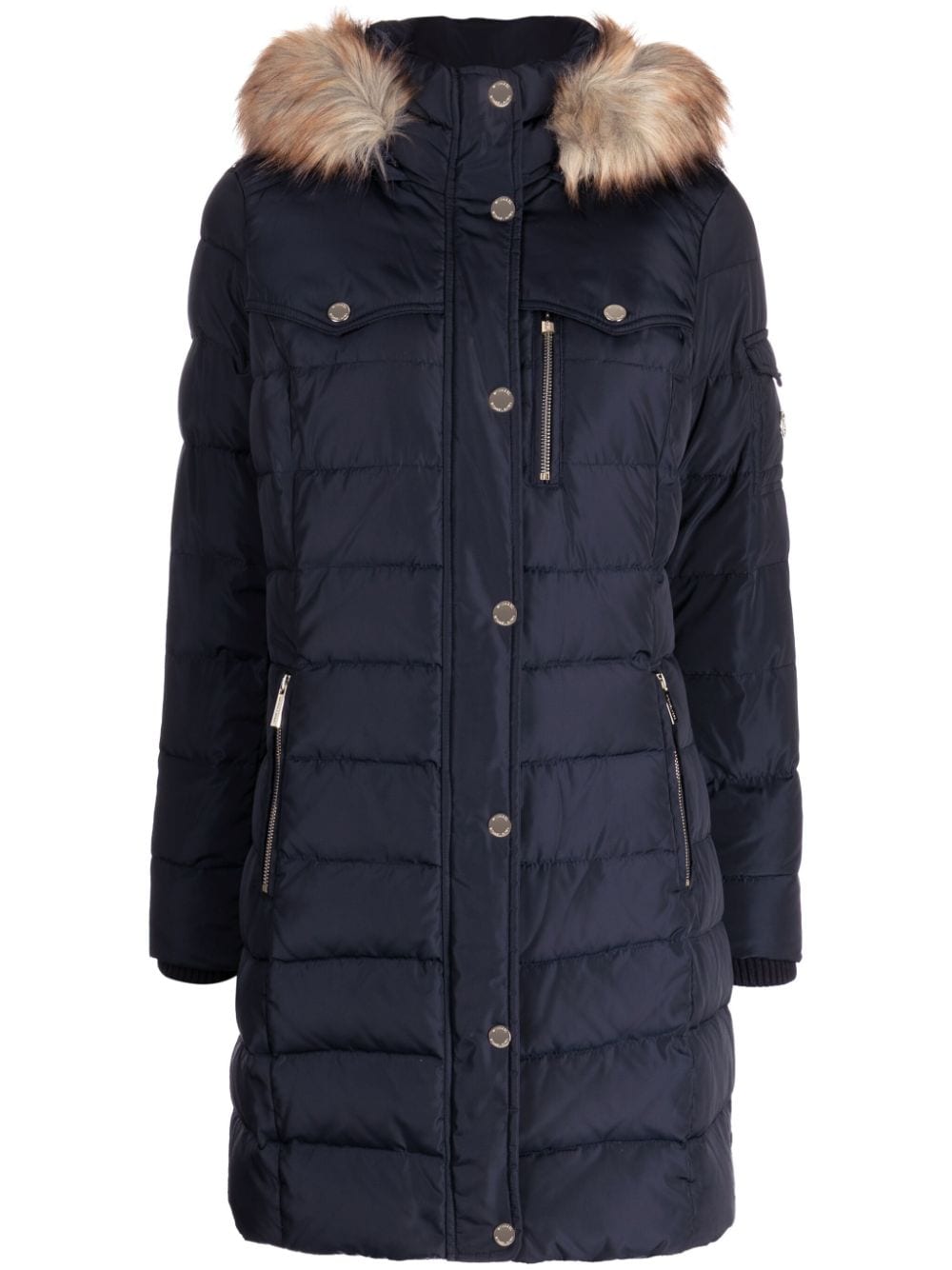 Michael Michael Kors hooded puffer coat - Blue von Michael Michael Kors