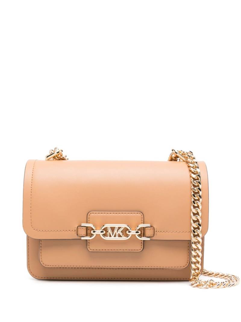 Michael Michael Kors large Heather leather crossbody bag - Neutrals von Michael Michael Kors