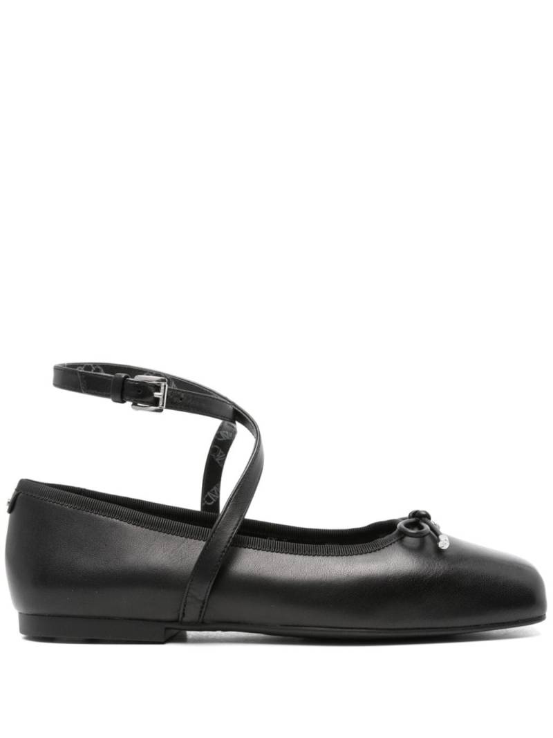 Michael Kors leather ballet flats - Black von Michael Kors