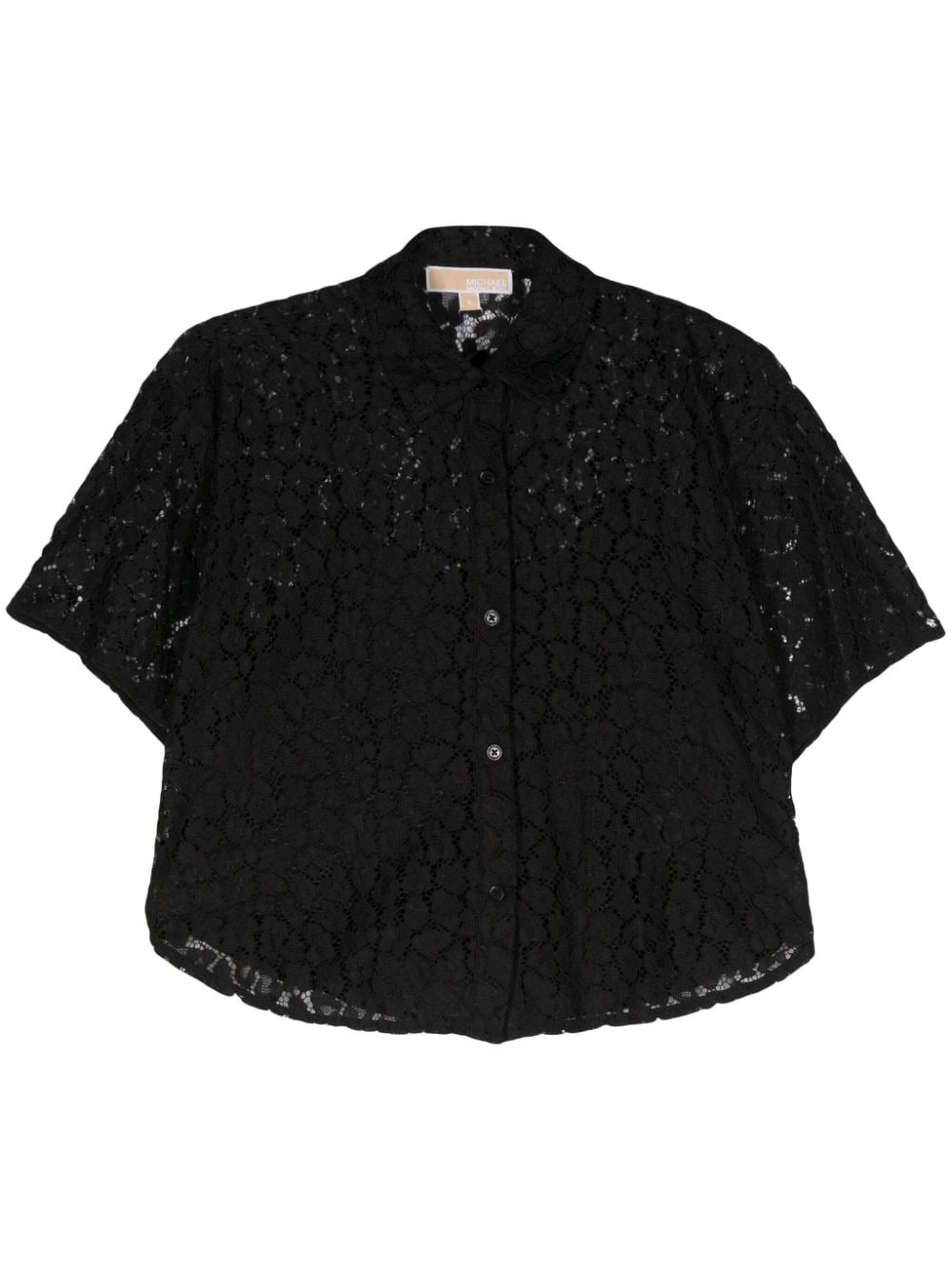 Michael Michael Kors leopard corded-lace shirt - Black von Michael Michael Kors