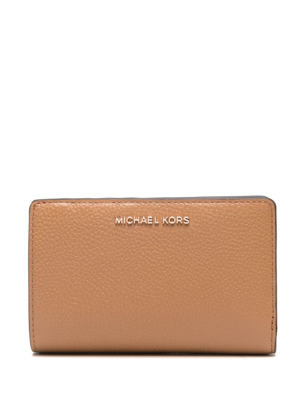 Michael Michael Kors logo-lettering leather wallet - Neutrals von Michael Michael Kors