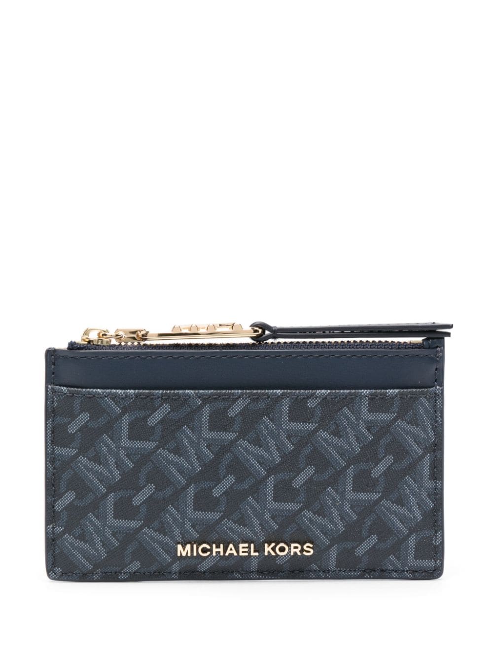 Michael Michael Kors logo-lettering wallet - Blue von Michael Michael Kors