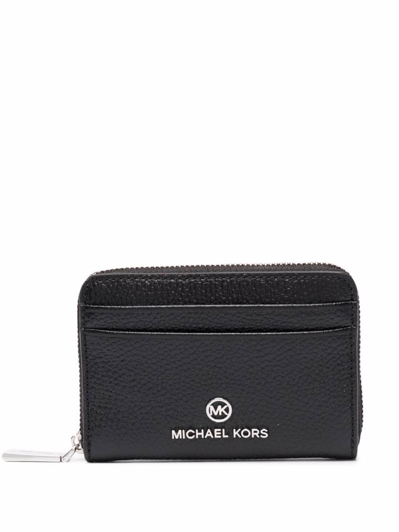 Michael Kors logo-patch wallet - Black von Michael Kors