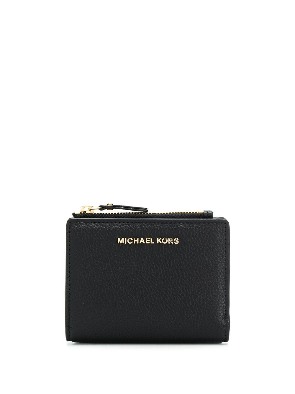 Michael Michael Kors logo plaque card case - Black von Michael Michael Kors