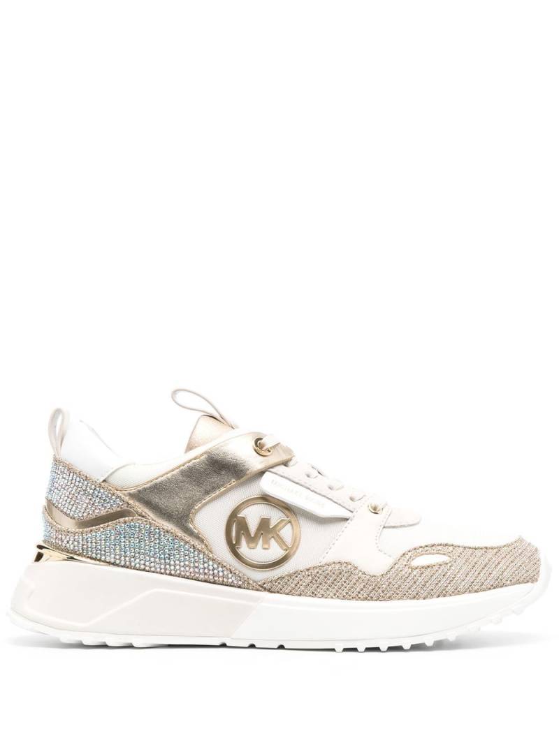 Michael Michael Kors logo-plaque detail sneakers - Neutrals von Michael Michael Kors