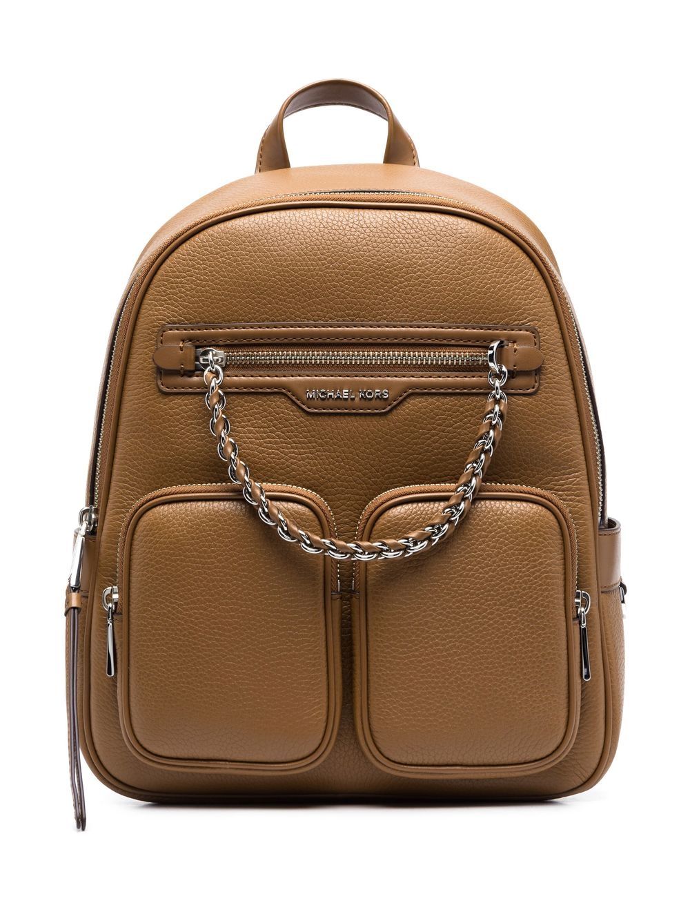 Michael Michael Kors logo-plaque leather backpack - Brown von Michael Michael Kors