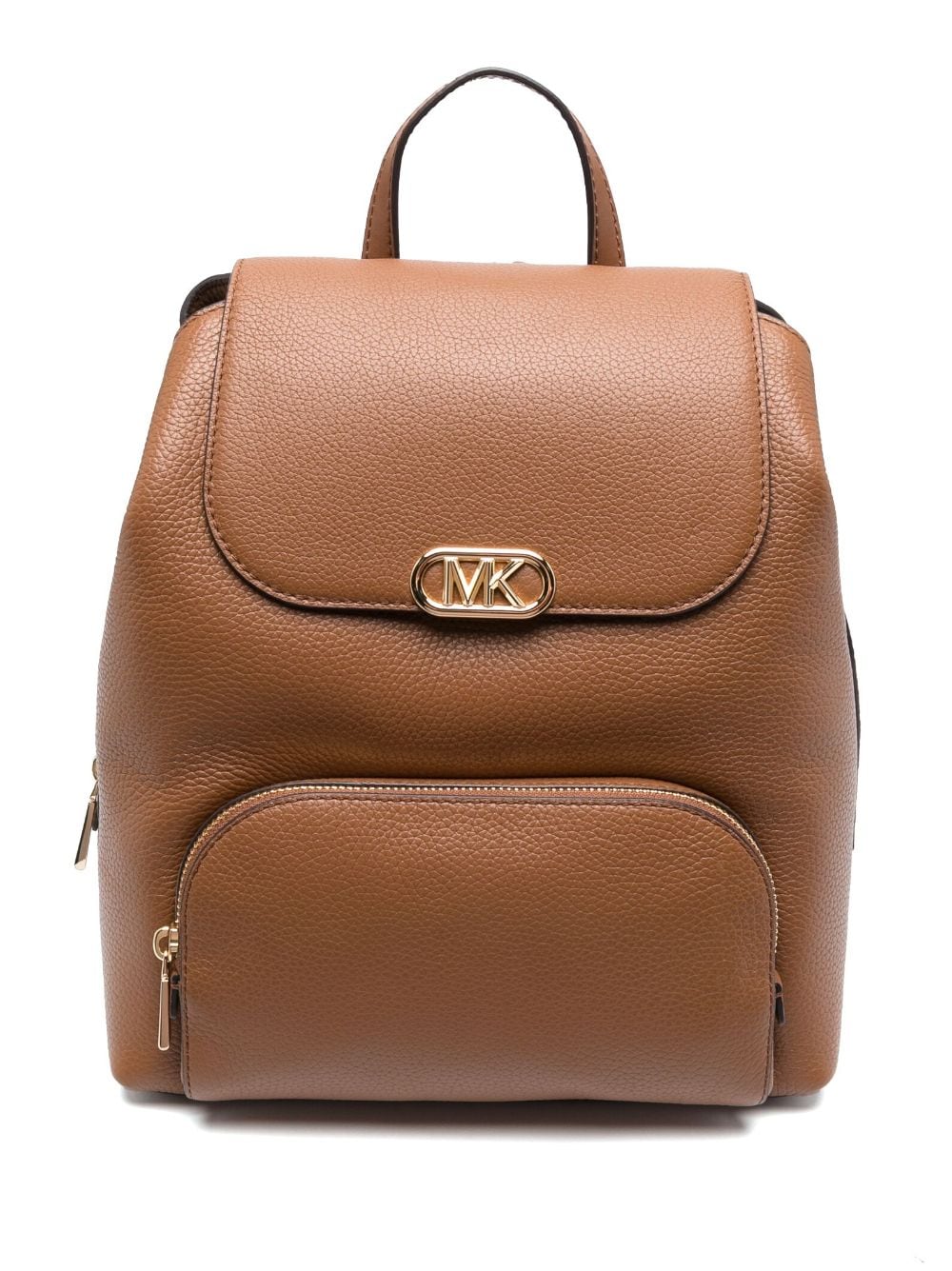 Michael Michael Kors logo-plaque leather backpack - Brown von Michael Michael Kors