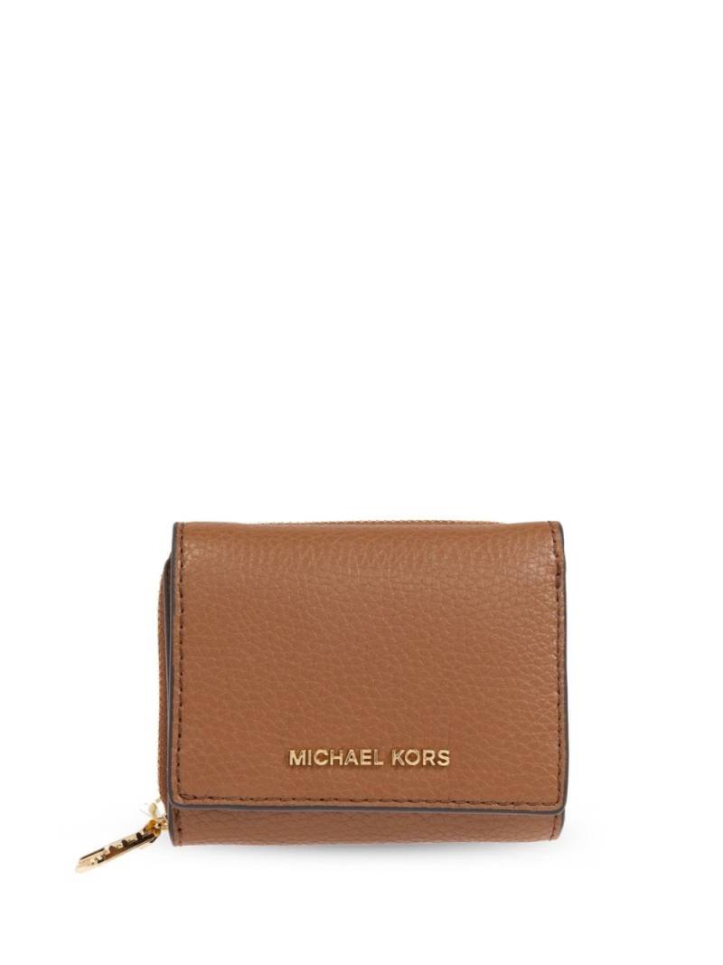 Michael Michael Kors logo plaque wallet - Brown von Michael Michael Kors