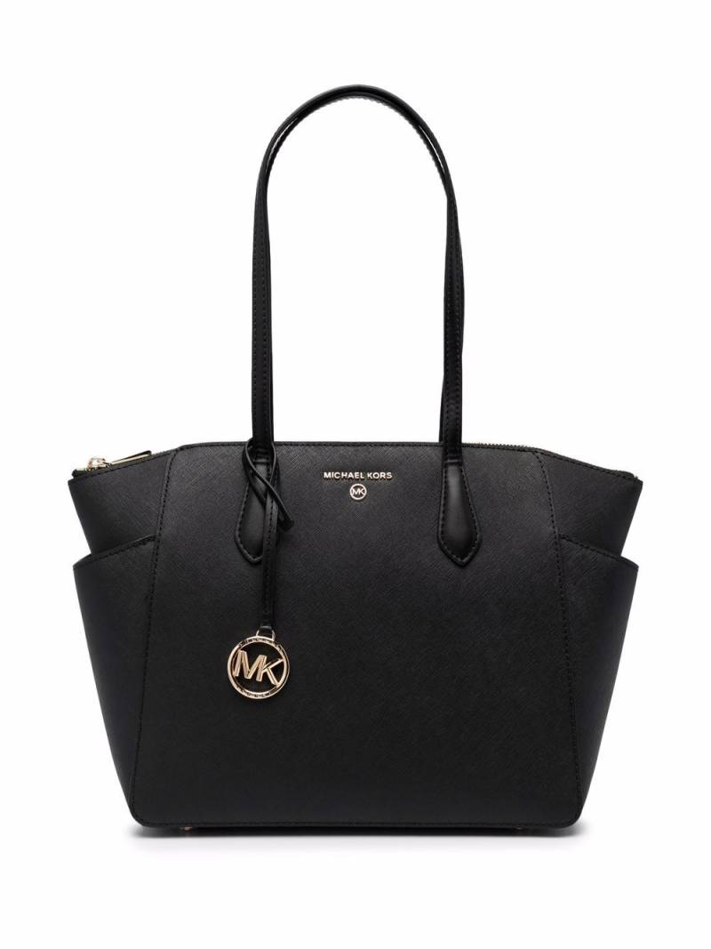 Michael Kors marilyn leather tote bag - Black von Michael Kors