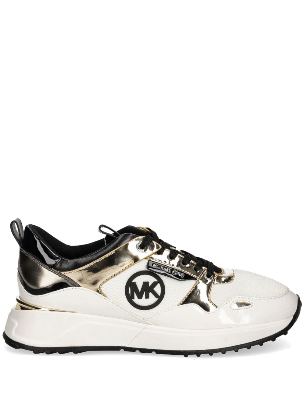 Michael Michael Kors metallic-panel sneakers - White von Michael Michael Kors