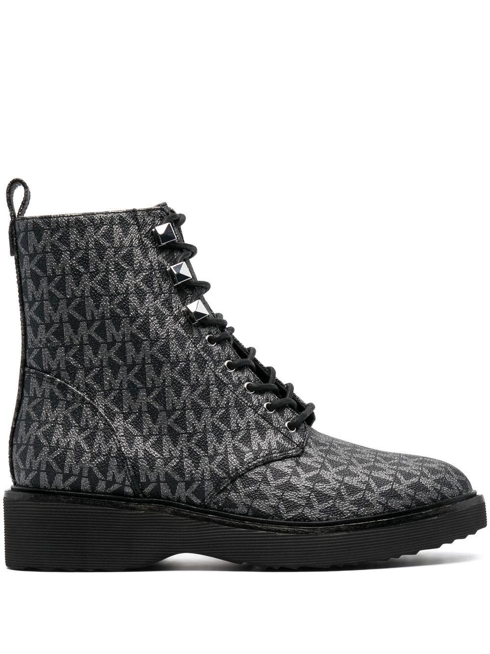 Michael Michael Kors monogram-pattern ankle boots - Black von Michael Michael Kors