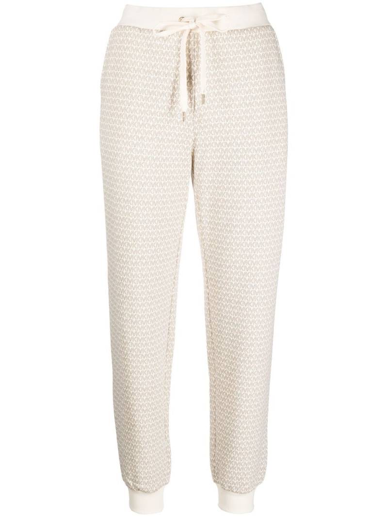 Michael Michael Kors monogram-print track trousers - Neutrals von Michael Michael Kors