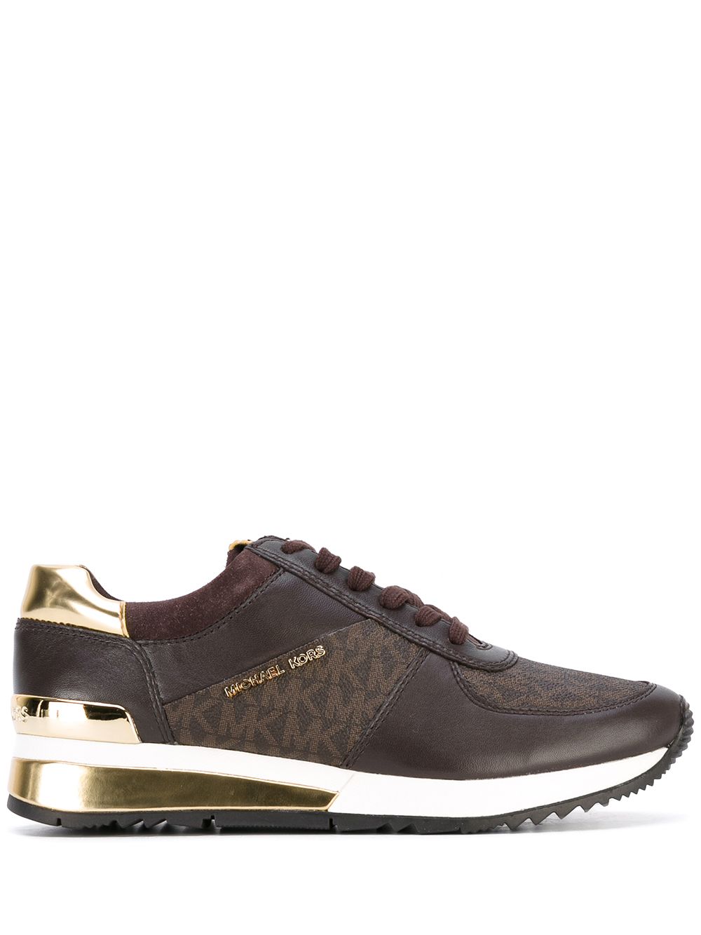 Michael Michael Kors monogram sneakers - Brown von Michael Michael Kors