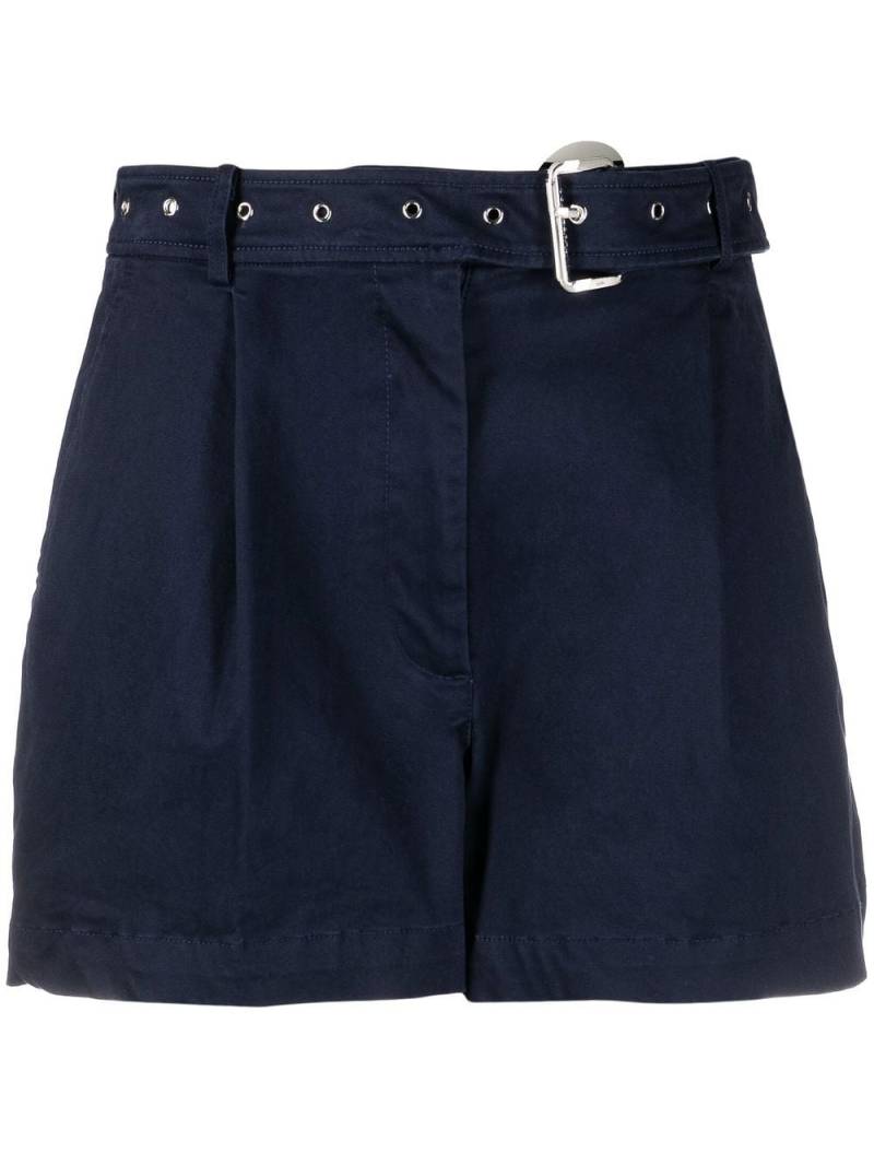 Michael Michael Kors organic cotton belted shorts - Blue von Michael Michael Kors