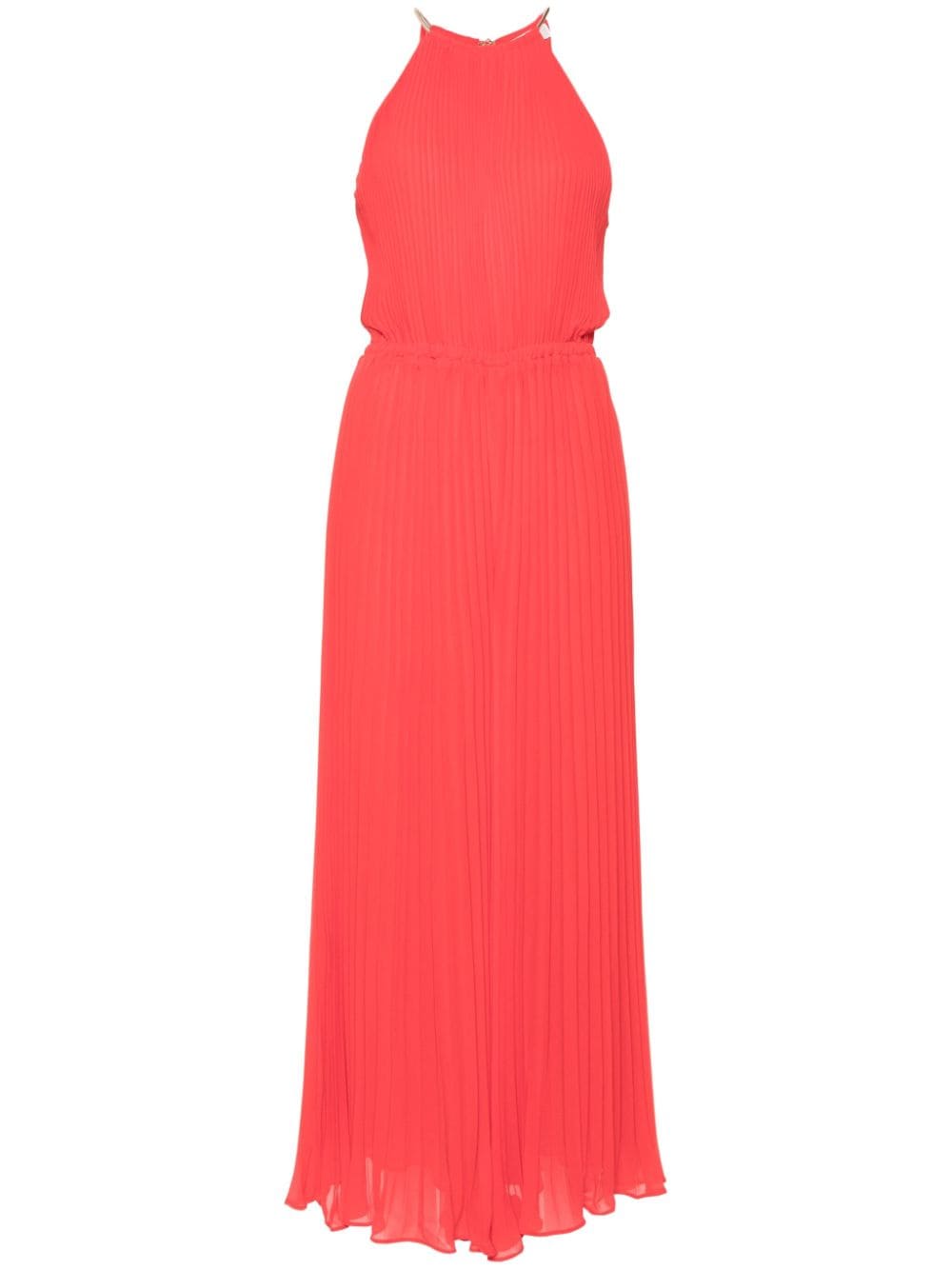 Michael Michael Kors pleat-detail wide-leg jumpsuit - Red von Michael Michael Kors