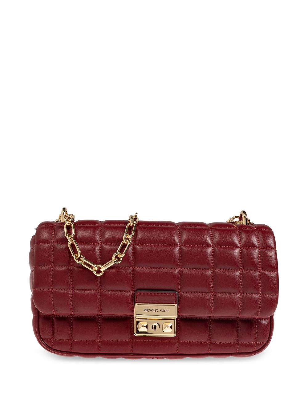 Michael Michael Kors quilted leather shoulder bag - Red von Michael Michael Kors