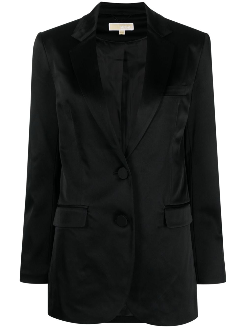 Michael Michael Kors satin single-breasted blazer - Black von Michael Michael Kors