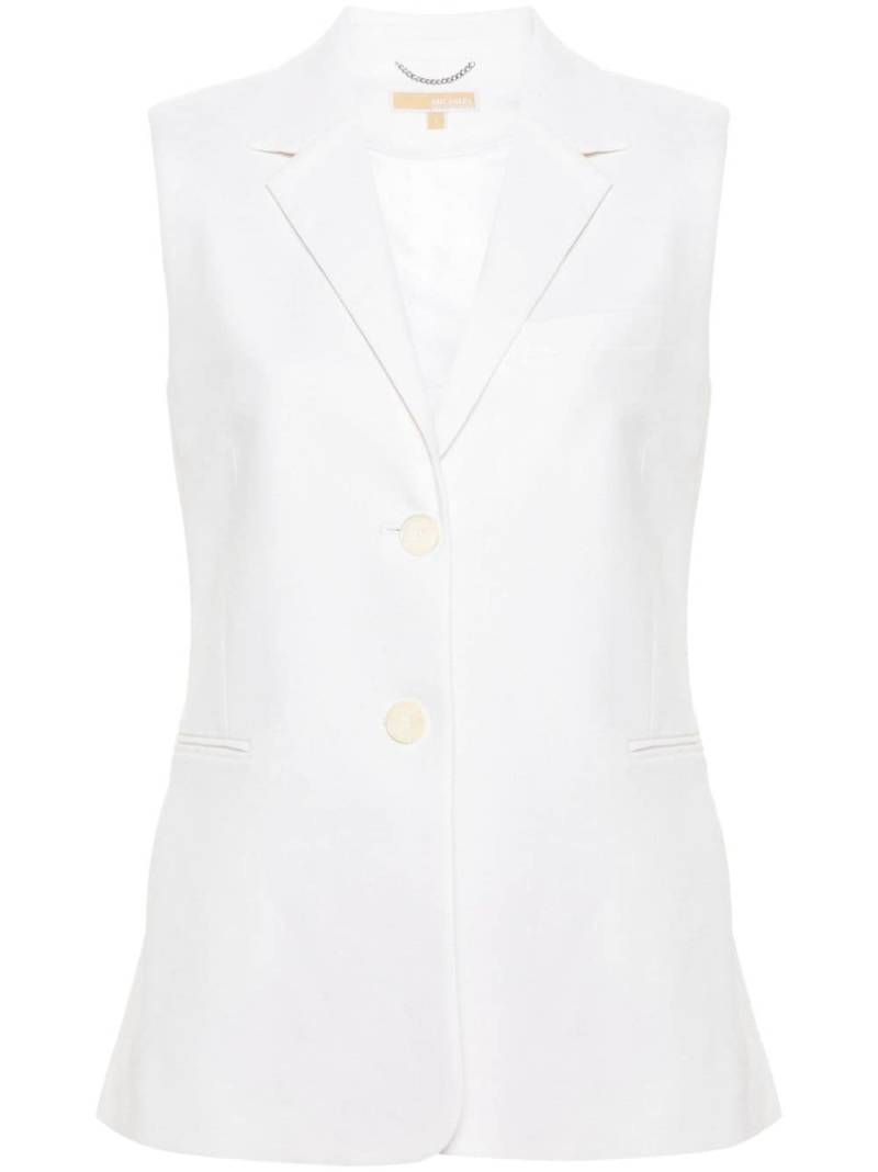 Michael Michael Kors sleeveless blazer dress - White von Michael Michael Kors