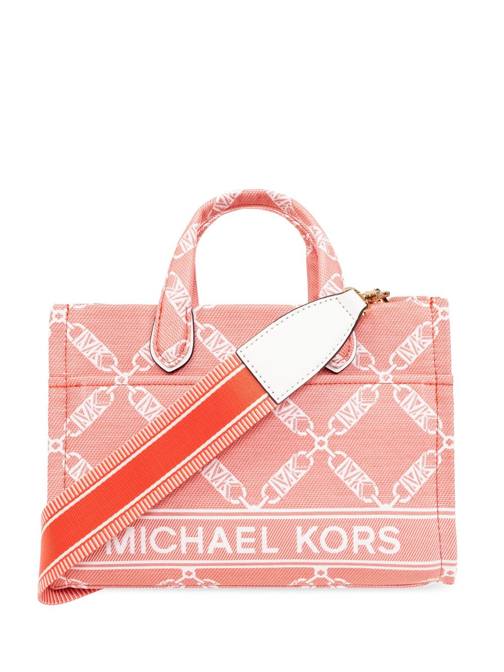 Michael Michael Kors small Gigi jacquard tote bag - Pink von Michael Michael Kors