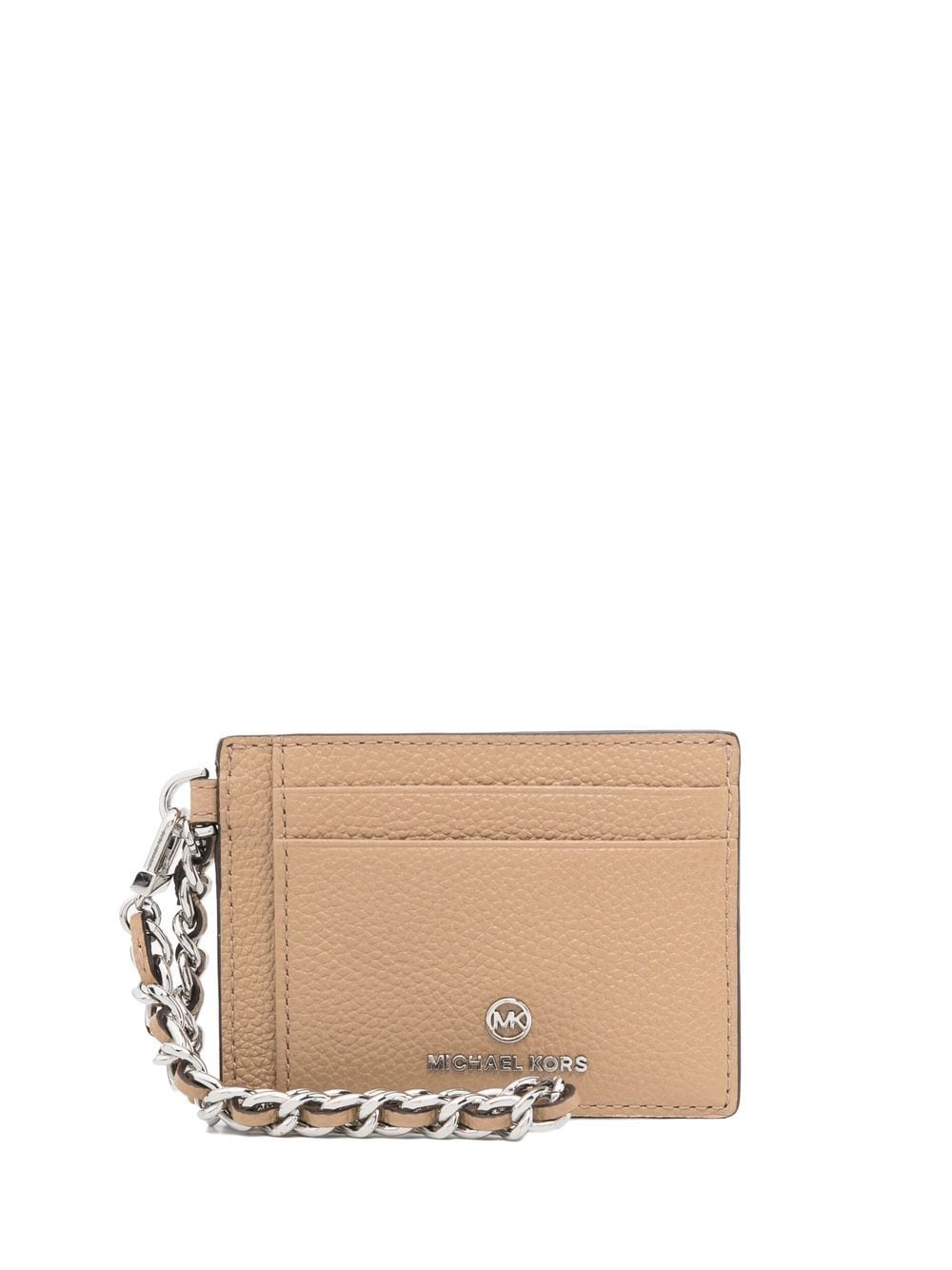 Michael Michael Kors small chain card holder - Neutrals von Michael Michael Kors