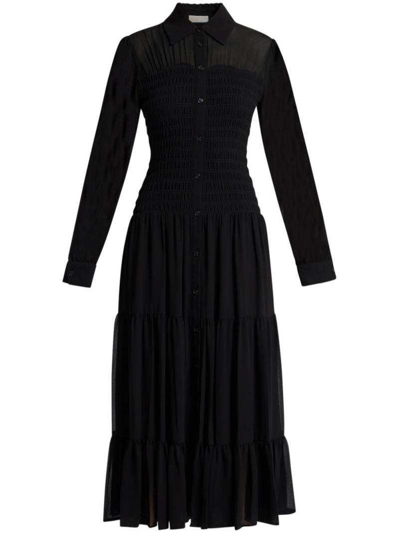 Michael Michael Kors smocked shirt dress - Black von Michael Michael Kors