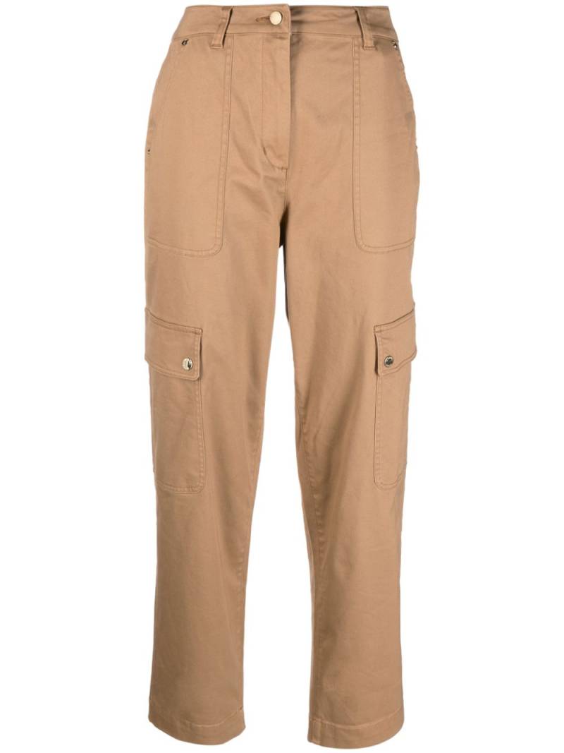 Michael Michael Kors tapered organic cotton cargo trousers - Neutrals von Michael Michael Kors