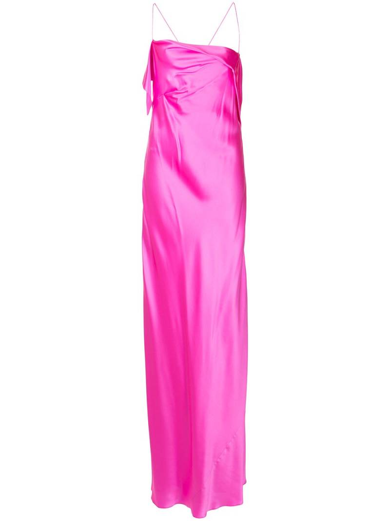 Michelle Mason bias-cut silk gown - Pink von Michelle Mason