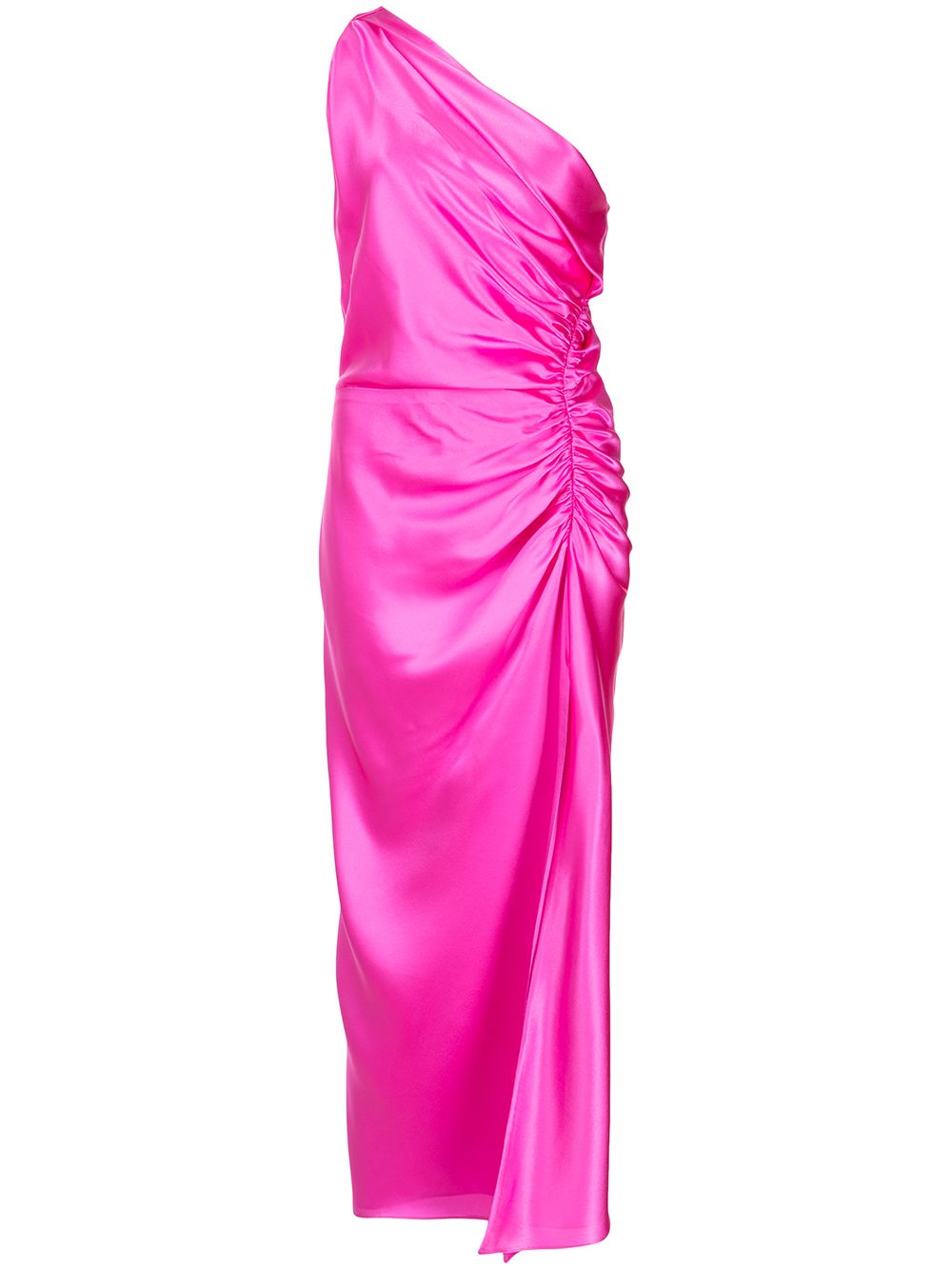 Michelle Mason one-shoulder silk dress - Pink von Michelle Mason