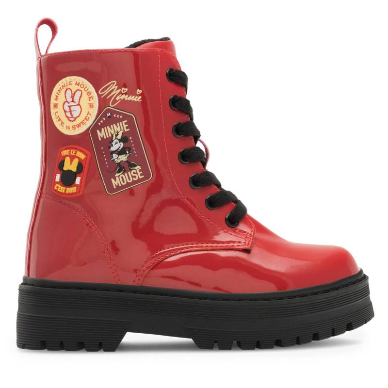 Schnürstiefeletten Mickey&Friends AW23-30DSTC Rot von Mickey&Friends