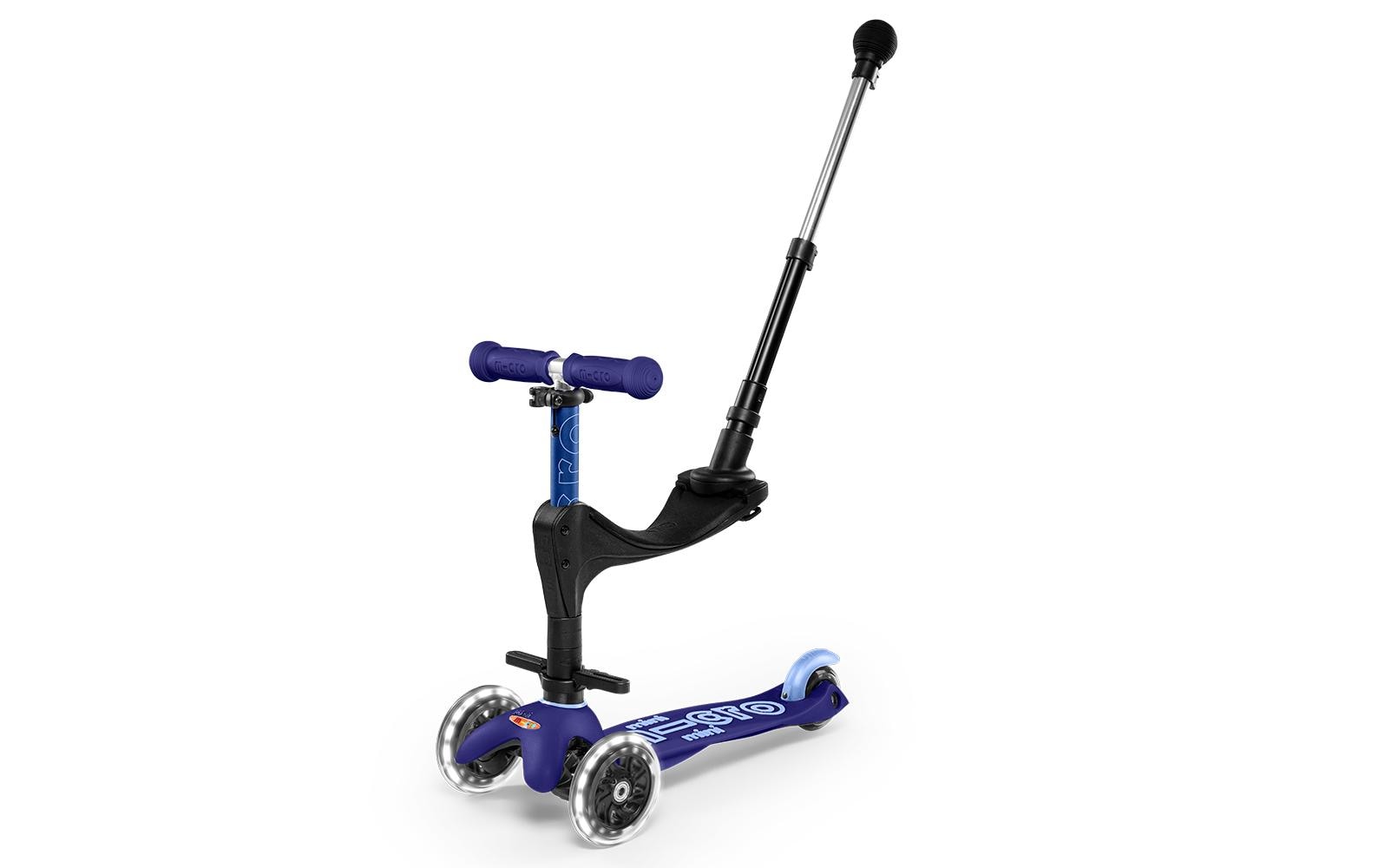 Micro Mobility Dreiradscooter »3in1 Deluxe Plus Blau LED« von Micro Mobility