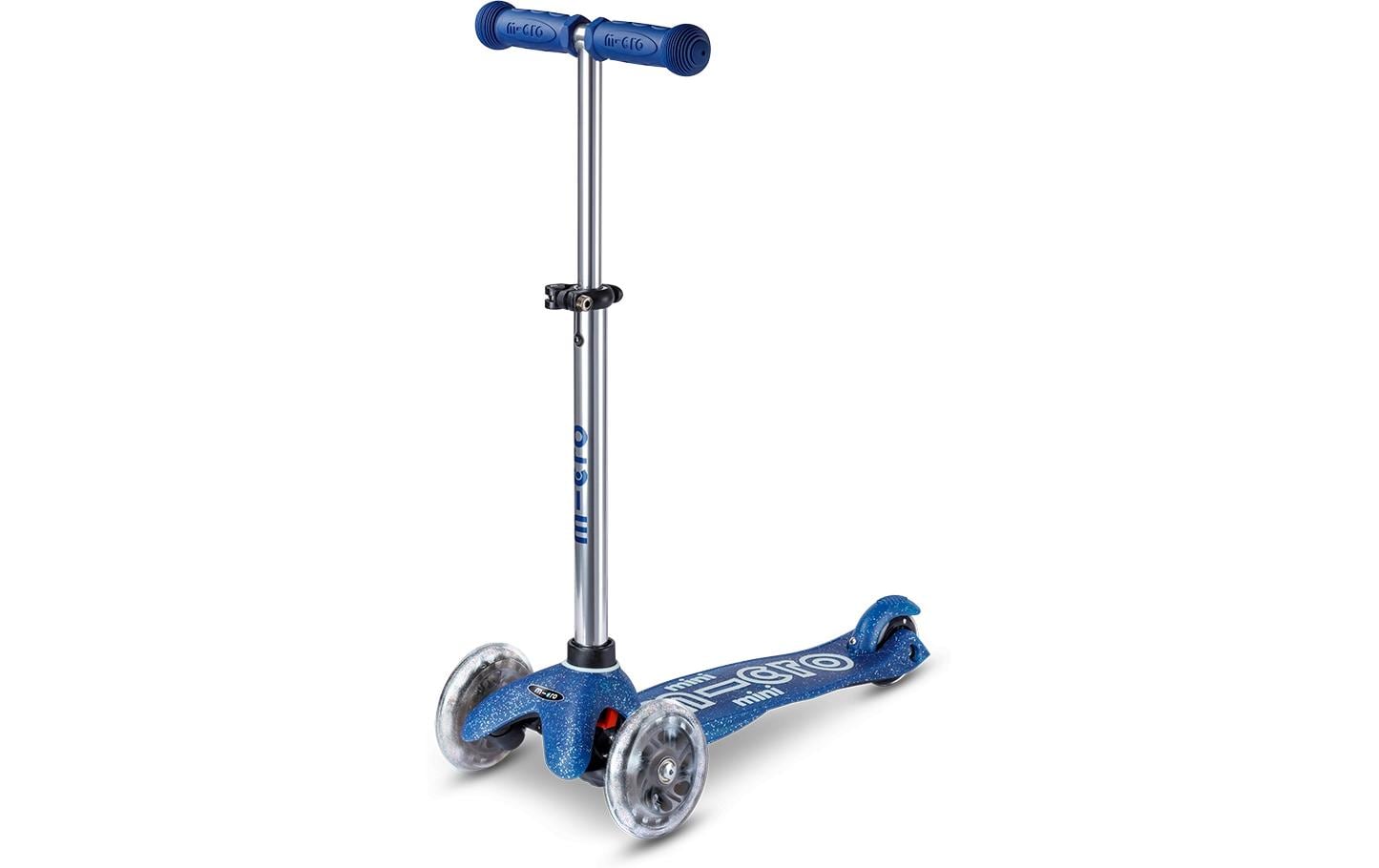 Micro Mobility Scooter »Mini Micro Deluxe Galaxy Glitter LED Blau« von Micro Mobility