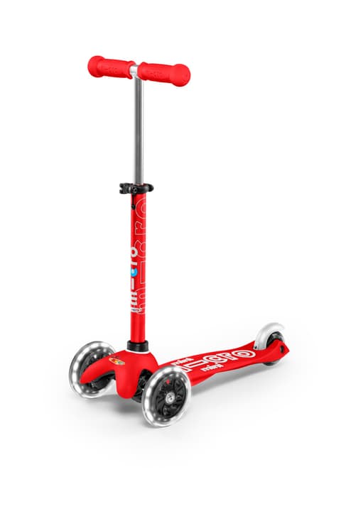 Micro Mini Deluxe LED Scooter rot von Micro