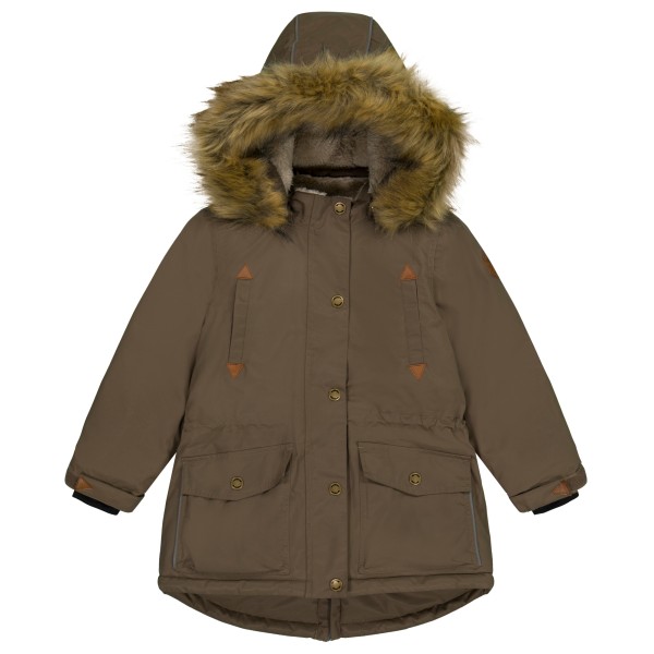 Mikk-Line - Boy's Twill Nylon Parca - Parka Gr 116 braun von Mikk-Line