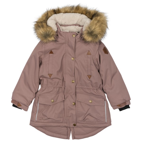 Mikk-Line - Boy's Twill Nylon Parca - Parka Gr 116 braun von Mikk-Line