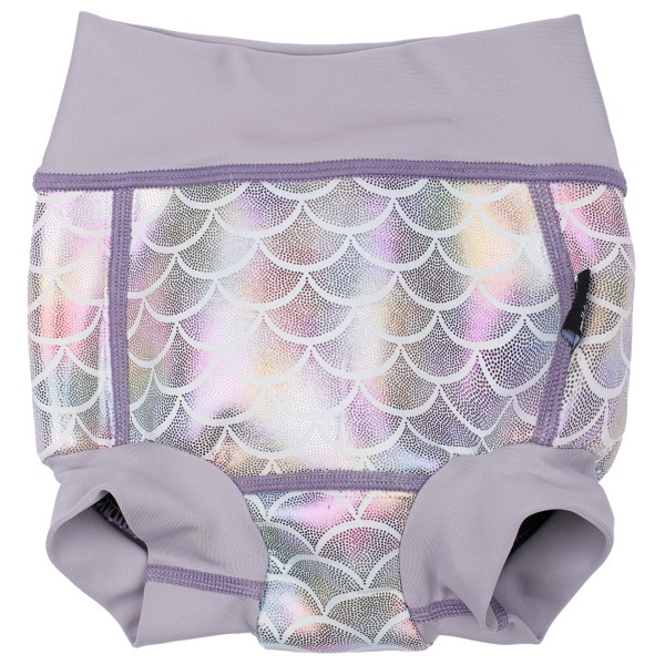 Mikk-Line - Kid's Baby Swim Pant Frill Recycled AOP - Badehose Gr 12-18 Months lila von Mikk-Line