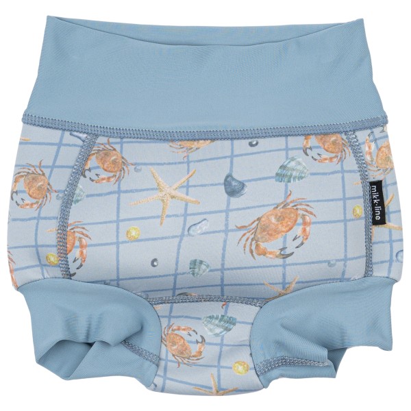 Mikk-Line - Kid's Baby Swim Pant Recycled AOP - Badehose Gr 12-18 Months grau von Mikk-Line