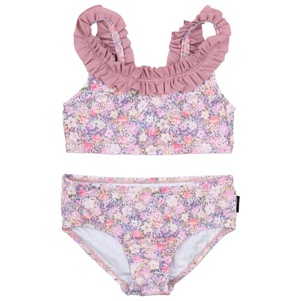 Mikk-Line - Kid's Bikini Recycled AOP - Bikini Gr 110/116 - 5-6 Years rosa von Mikk-Line