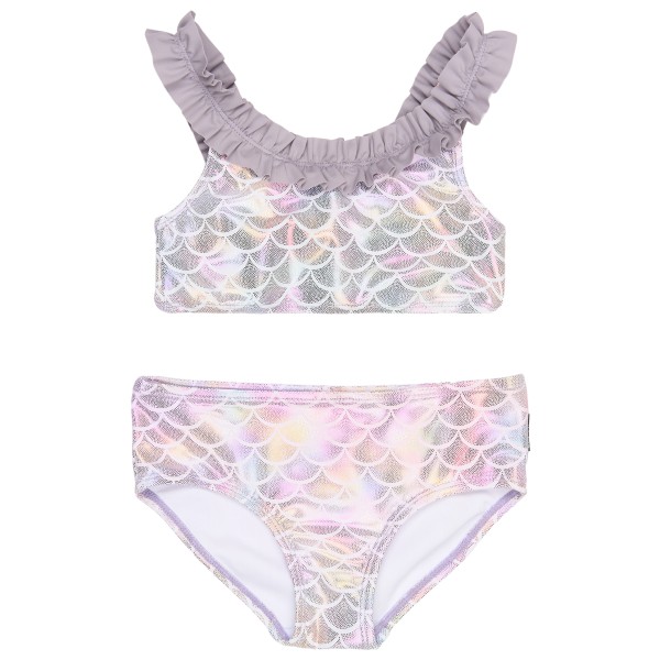 Mikk-Line - Kid's Bikini Recycled AOP - Bikini Gr 110/116 - 5-6 Years weiß von Mikk-Line