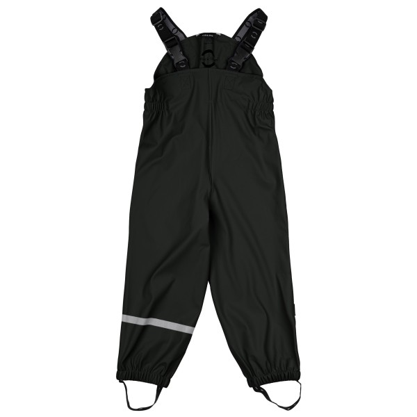 Mikk-Line - Kid's PU Rain Pant w. Suspension 104 Recycled - Regenhose Gr 104 schwarz von Mikk-Line