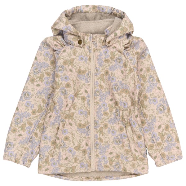 Mikk-Line - Kid's Softshell Jacket Recycled AOP - Softshelljacke Gr 104;110;116;122;128;134;140;146;152;98 beige;braun von Mikk-Line