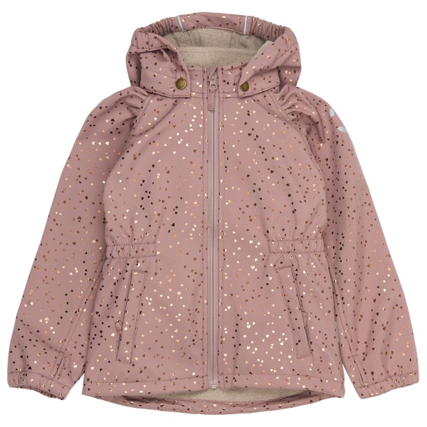 Mikk-Line - Kid's Softshell Jacket Recycled AOP - Softshelljacke Gr 104 braun von Mikk-Line