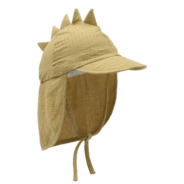 Mikk-Line - Kid's Summercap Long Neck 3D - Cap Gr 53 cm - 4-6 Years beige von Mikk-Line