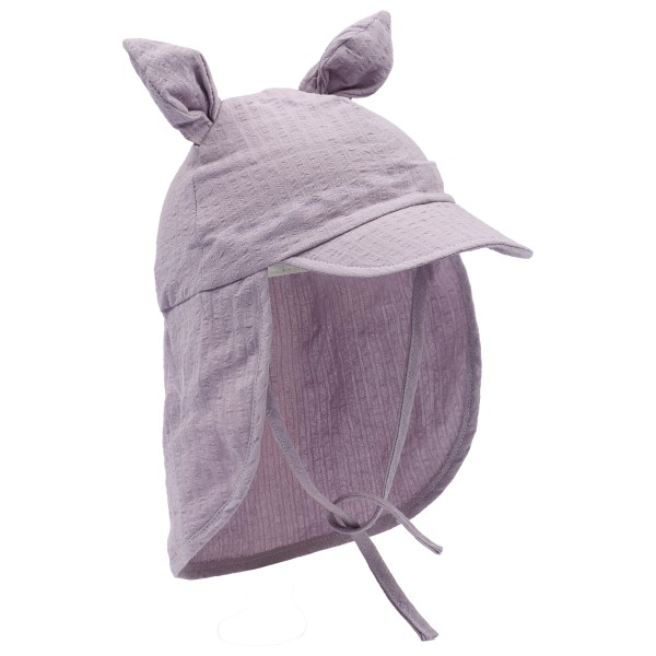Mikk-Line - Kid's Summercap Long Neck 3D - Cap Gr 53 cm - 4-6 Years lila von Mikk-Line