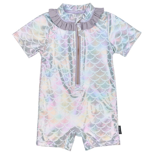 Mikk-Line - Kid's UV Suit Frill Recycled AOP - Lycra Gr 122/128 - 7-8 Years grau Mikk-Line - Kid's UV Suit Frill Recycled AOP - Lycra Gr 122/128 - 7-8 Years grau von Mikk-Line