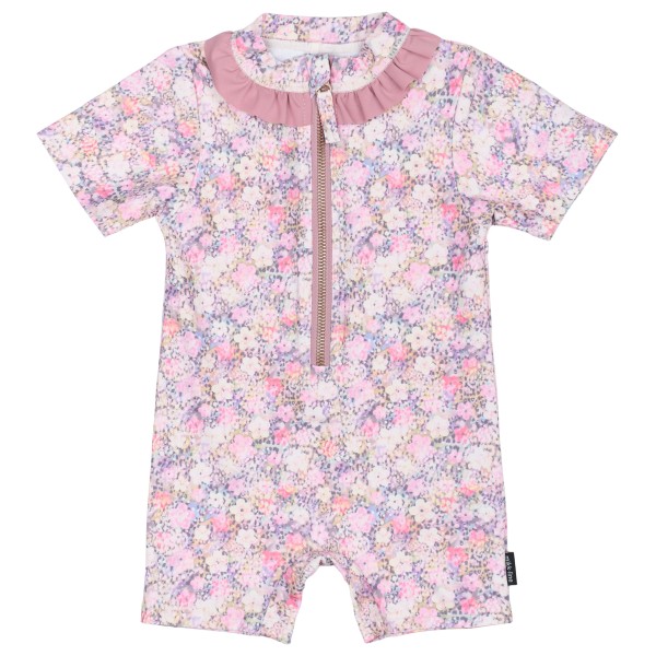 Mikk-Line - Kid's UV Suit Frill Recycled AOP - Lycra Gr 98/104 - 3-4 Years rosa Mikk-Line - Kid's UV Suit Frill Recycled AOP - Lycra Gr 98/104 - 3-4 Years rosa von Mikk-Line
