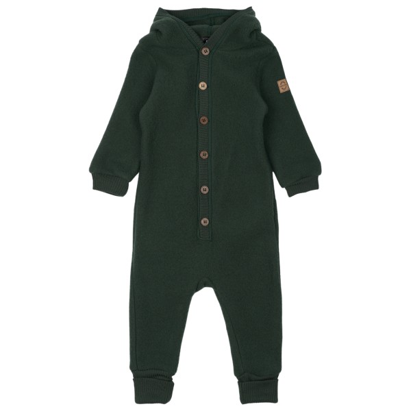 Mikk-Line - Kid's Wool Baby Suit with Hood - Overall Gr 62;98 blau;braun;grau von Mikk-Line