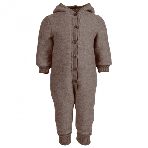 Mikk-Line - Kid's Wool Baby Suit with Hood - Overall Gr 104 braun von Mikk-Line